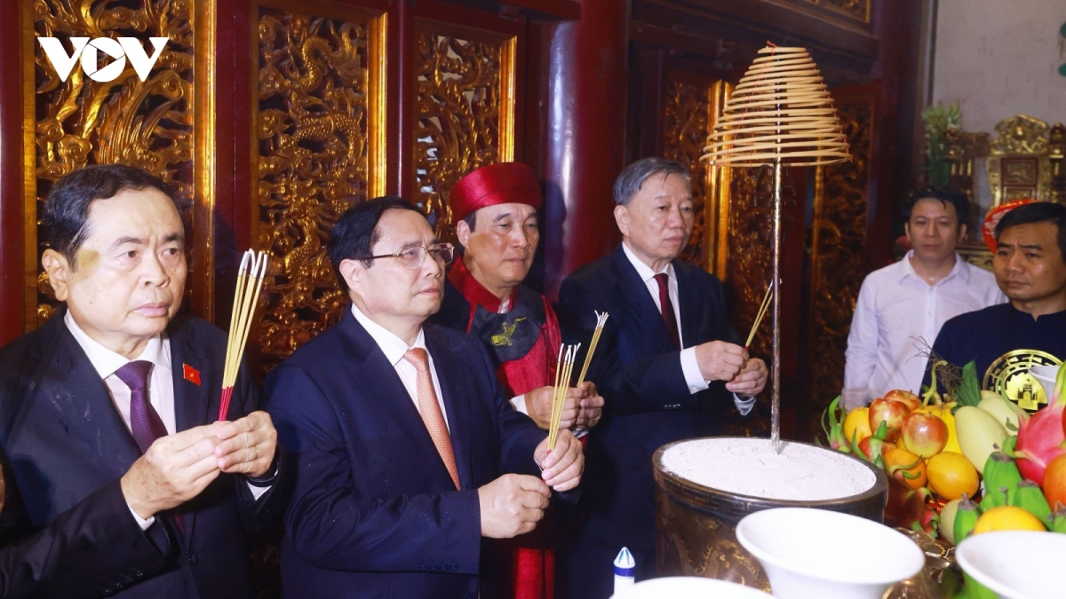 Party, State leaders commemorate Hung Kings - nation’s founders